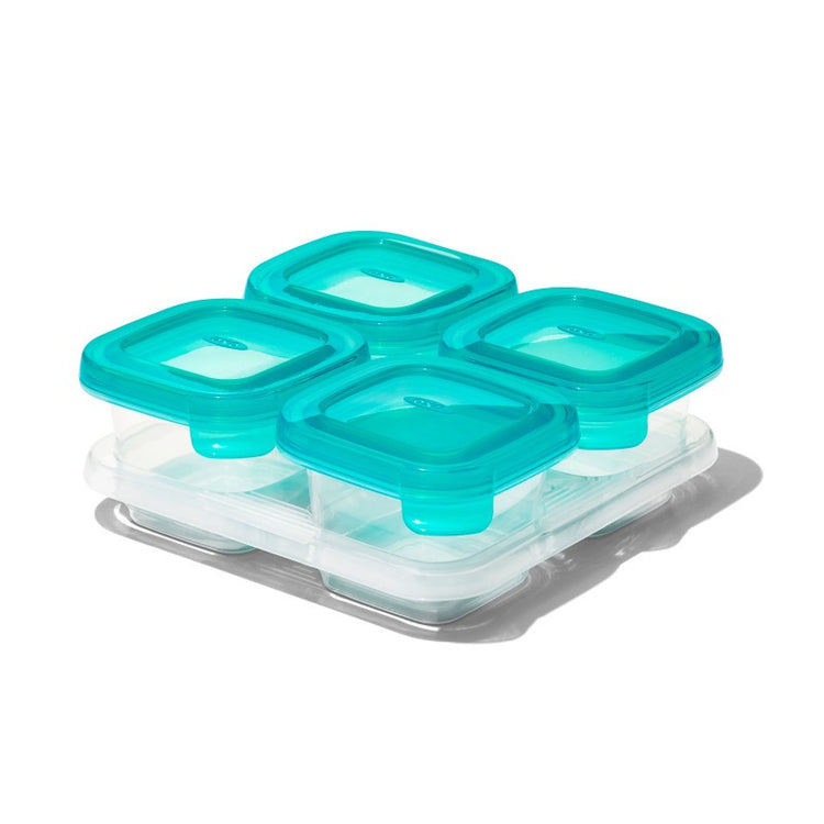 Oxo Tot Silicone Baby Blocks (120ml x 4)