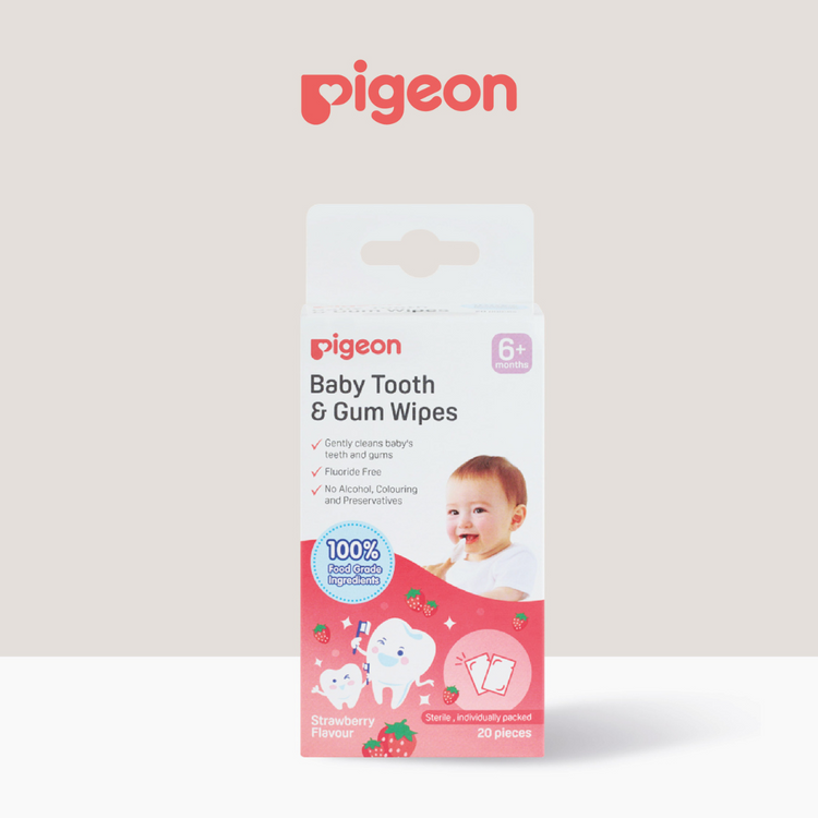 Pigeon Baby Tooth and Gum Wipes 20pcs (6m+)