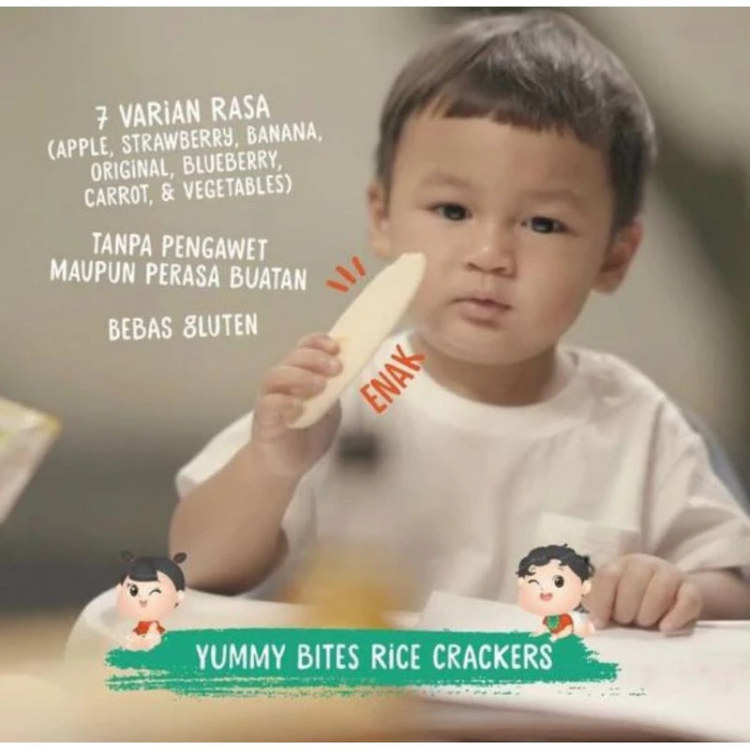 Yummy Bites Rice Crackers 25g (6M+)