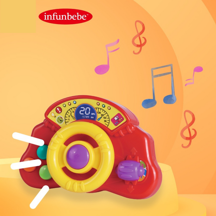 Infunbebe My 1st Musical Toy - Mini Dashboard (6m+)