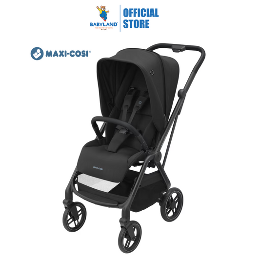 Maxi-Cosi Leona² Ultra Compact Stroller - Essential Black (0-22kg)