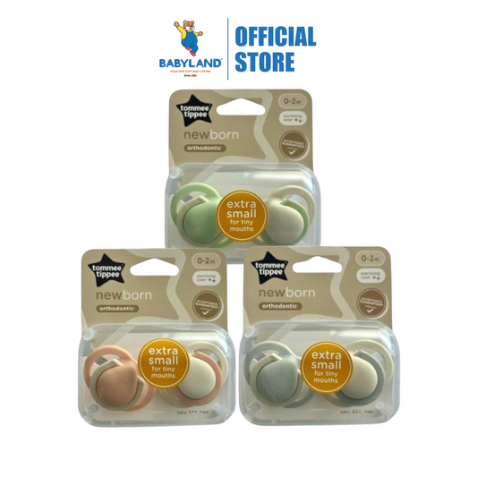 Tommee Tippee Newborn Soothers Twin Pack (0-2M) (Mix Colour)