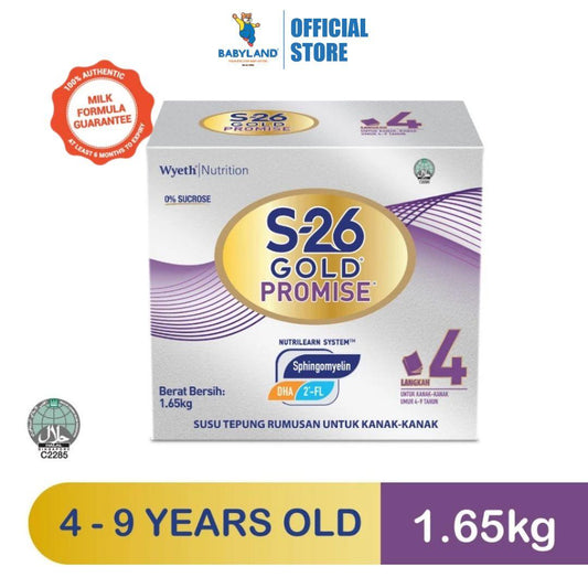 Wyeth S-26 Gold Promise Step 4 (1.65kg) 4yrs+ FOC Tiny Talker