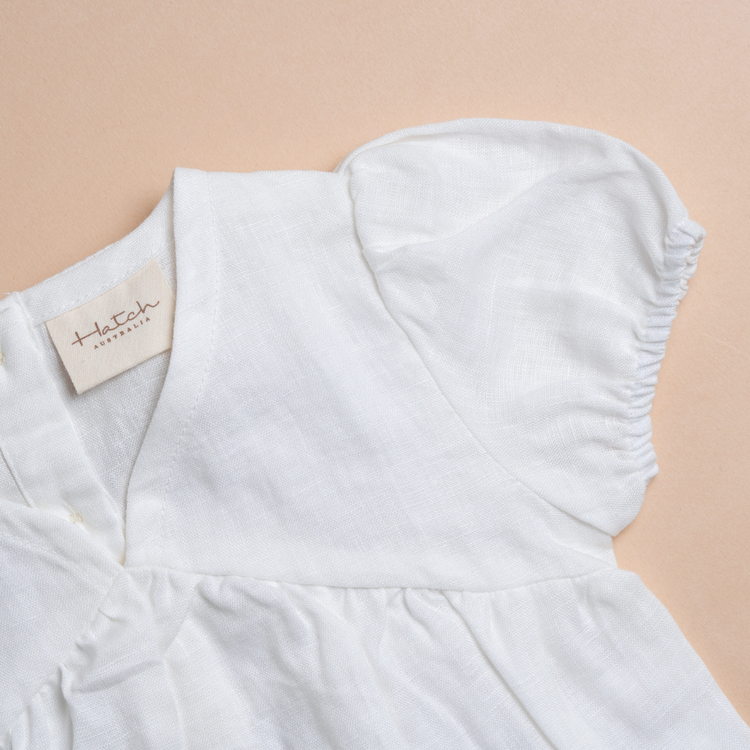 Hatch Signature Linen Romper