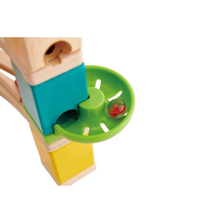 Hape 6020 Cliffhanger Marble Run STEM Toy for Kids age 4+ Quadrilla