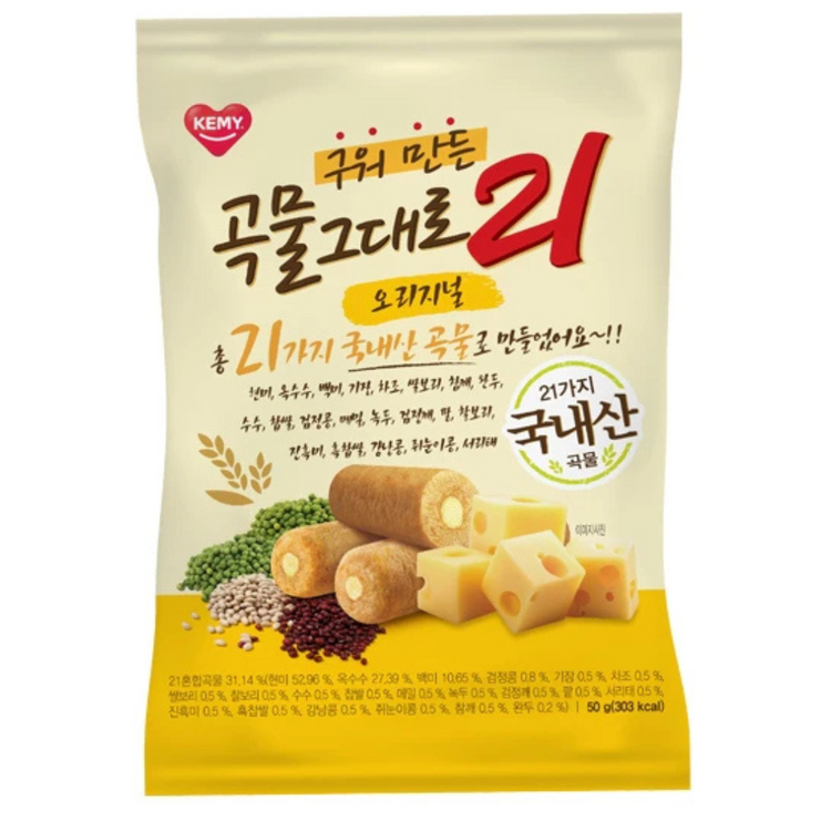 KEMY Premium Baked Grain Crispy Roll 21 (12m+) (150g/80g)