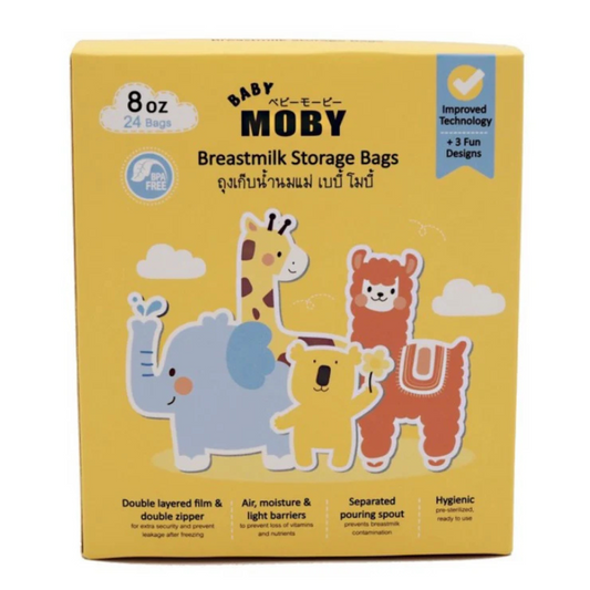 Baby Moby Breastmilk Storage Bags (8oz x 25 Bags)