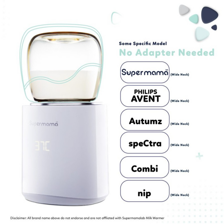 SuperMama Milk Warmer - Adapter B (Wide Neck Pigeon/MAM Adapter)