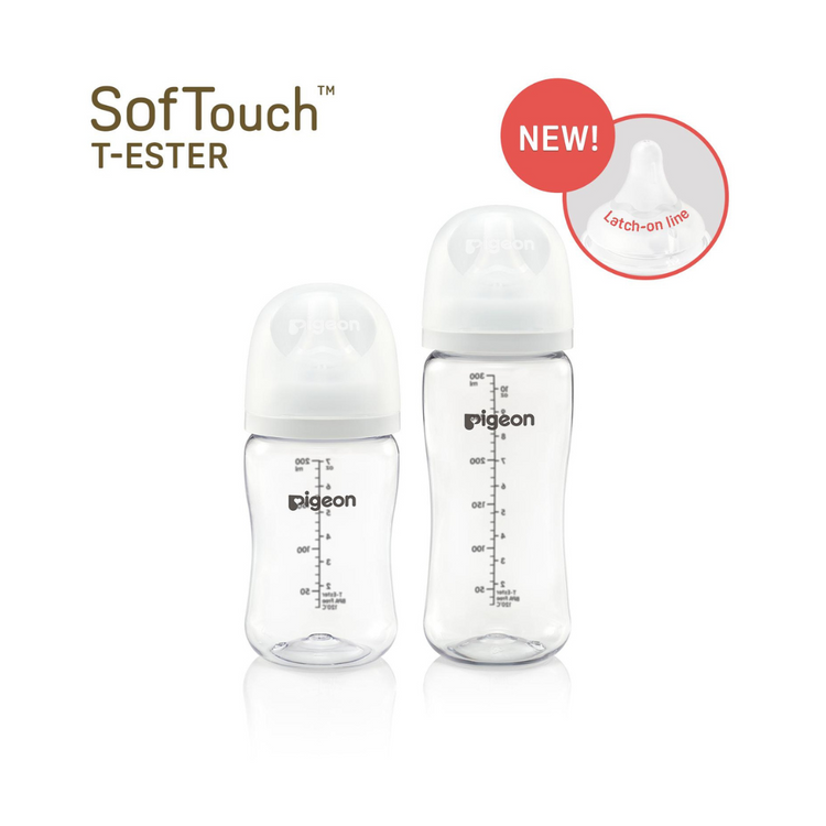 Pigeon SofTouch Wide Neck T-Ester Nursing Bottle