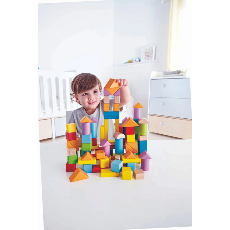 Hape 8247 Wonderful Beech Block Set - 101 pcs (12m+)