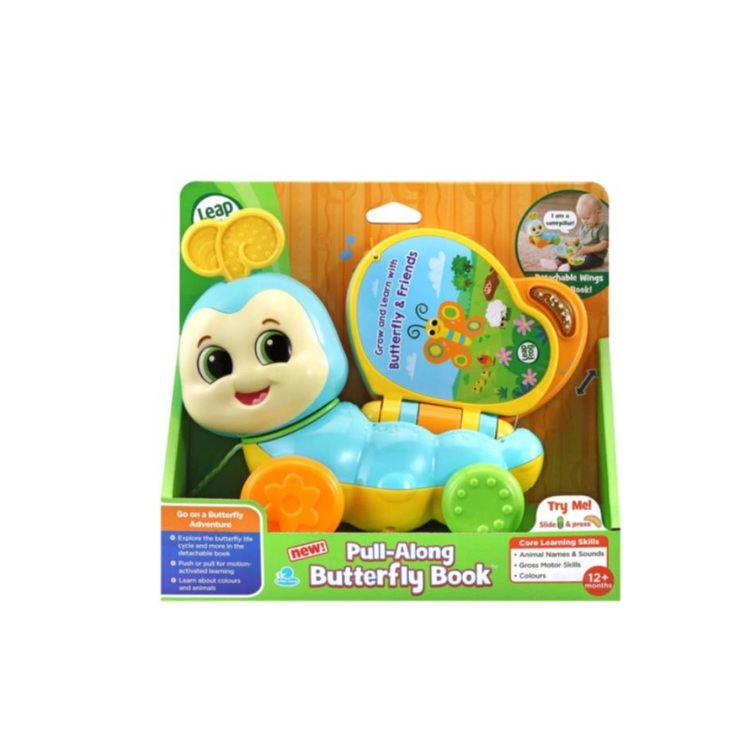 LeapFrog Pull-Along Butterfly Book 12m+