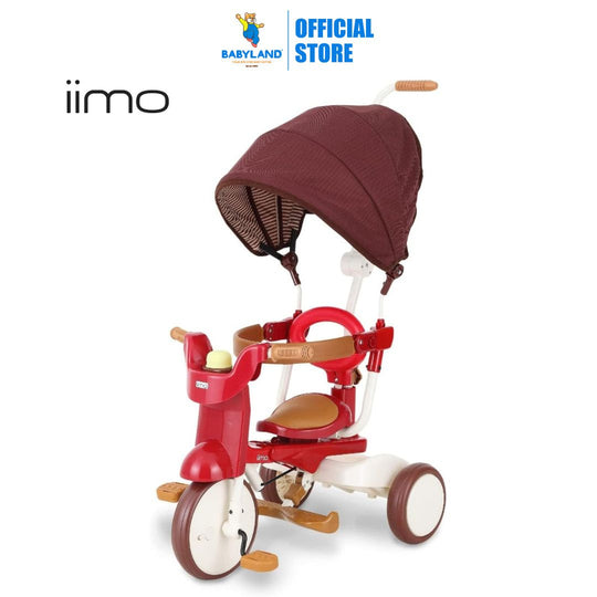 Iimo Foldable Tricycle #02 SS With Canopy (1.5 yrs to 4yrs 11mths)
