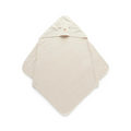 Purebaby Organic Hooded Towel - Wheat Melange Bear