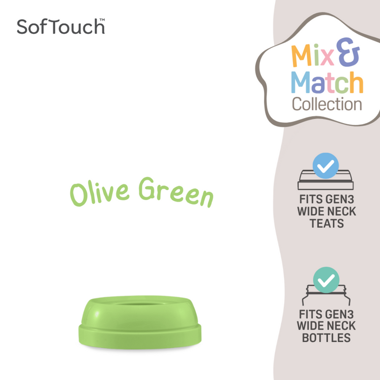 Pigeon SofTouch Wide-Neck Mix and Match Bottle Cap (3rd Gen Bottles)