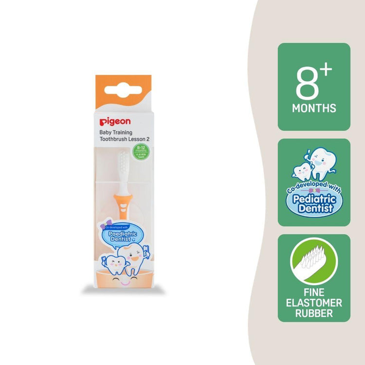 Pigeon Baby Training Toothbrush Lesson 2 (8m+)