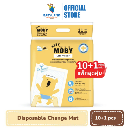 Baby Moby Disposable Underpads (45x60cm)(10+1pcs)