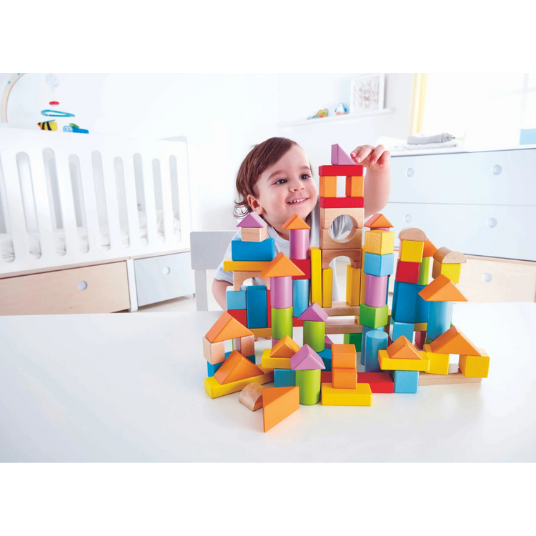 Hape 8247 Wonderful Beech Block Set - 101 pcs (12m+)