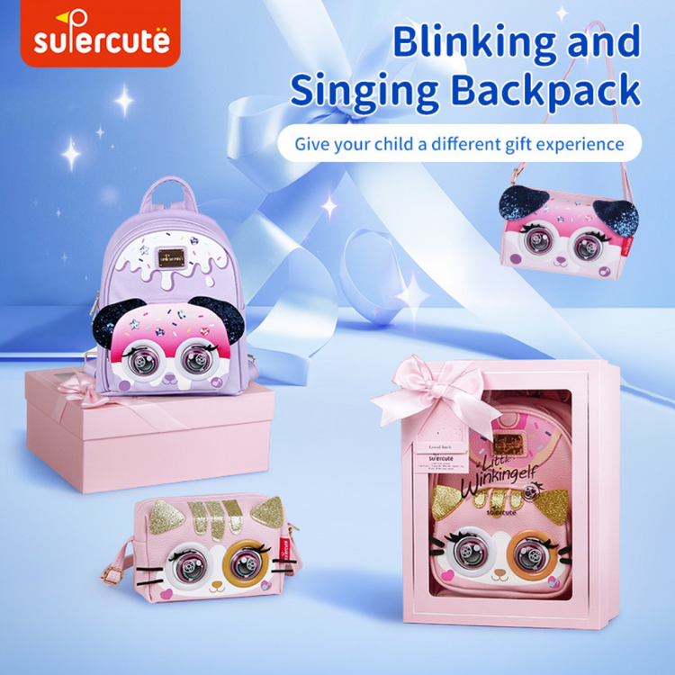 Supercute Winking Elf Pet Backpack