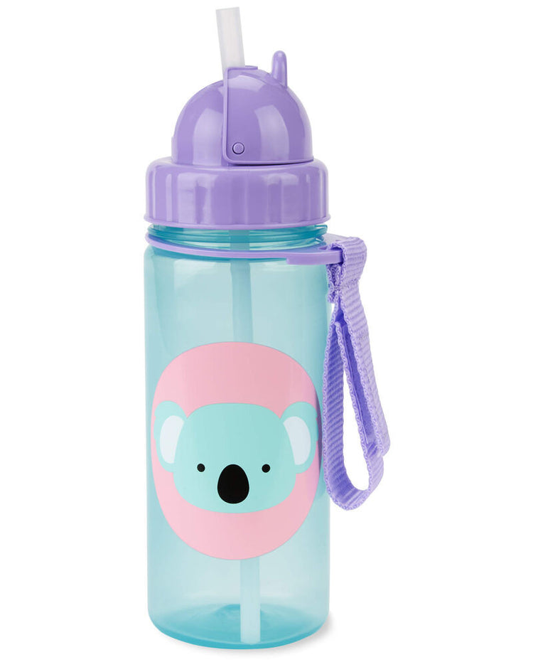 Skip Hop Zoo Straw Bottle 390ml - Koala