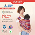 Mamaway Baby Ring Sling - Rainbow Mocca | Adjustable Baby Carrier | Penggendong bayi