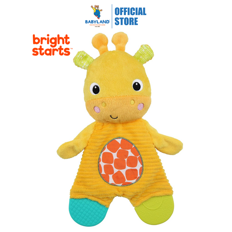 Bright Starts Snuggle & Teethe Plush Teether Toy Giraffe (0m+)
