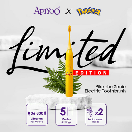 [ LIMITED EDITION ] ApiYoo Pikachu Adults Sonic Electric Toothbrush Pokemon Series