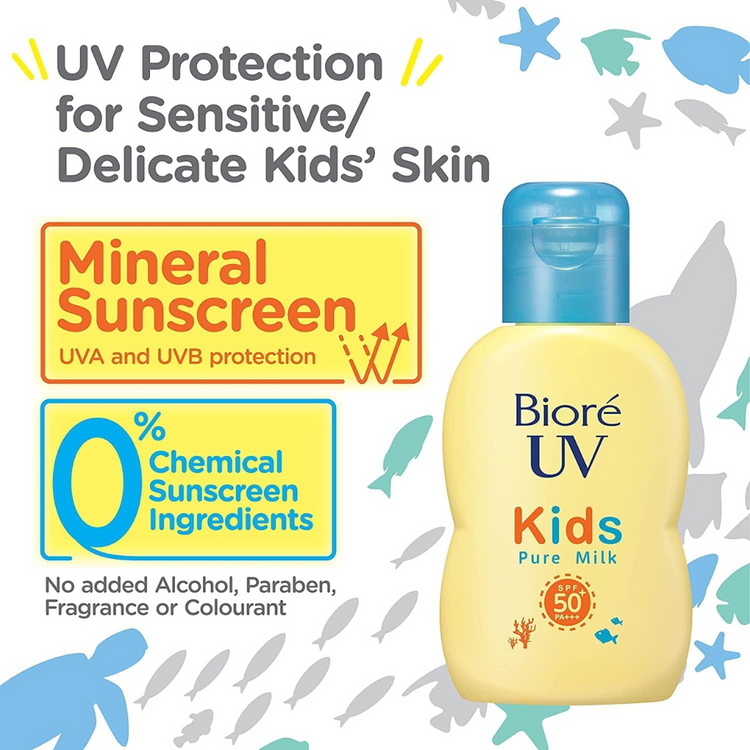 Biore UV Kids Pure Milk SPA 50+ PA+++ 70ml