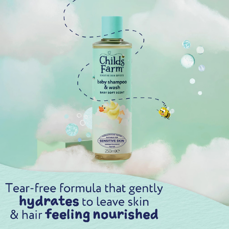 Childs Farm Baby Shampoo & Wash Baby Soft Scent 250ml