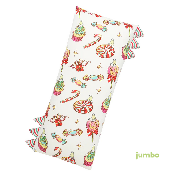 Baa Baa Sheepz Bed-Time Buddy Christmas 3 White with Stripe Tag