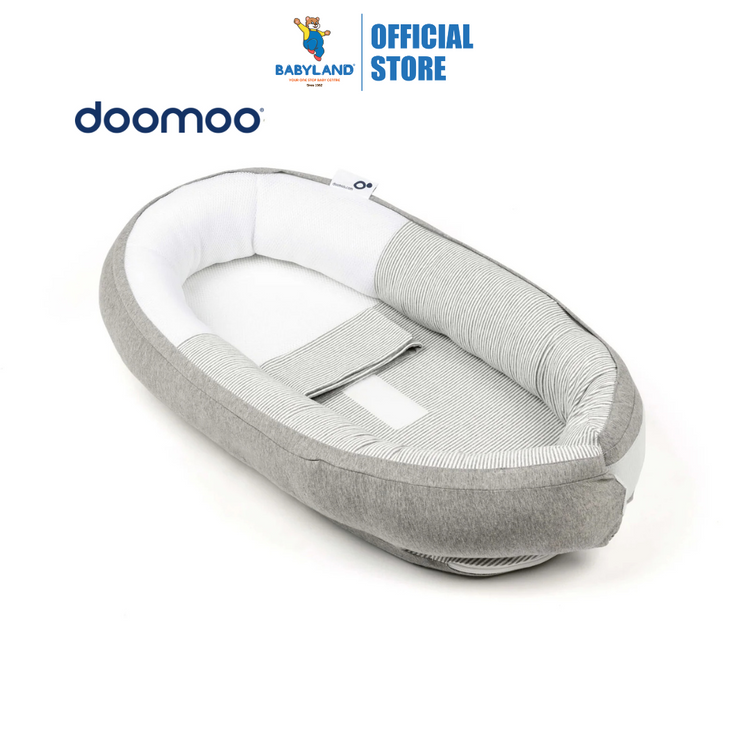 Doomoo Cocoon Baby Bed - Classic Grey