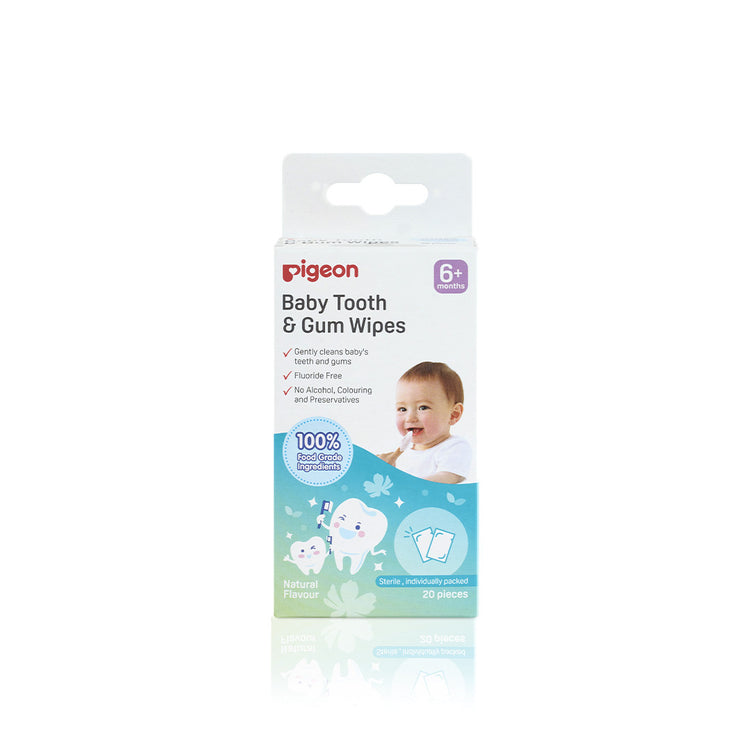 Pigeon Baby Tooth & Gum Wipes 20pcs (6m+)