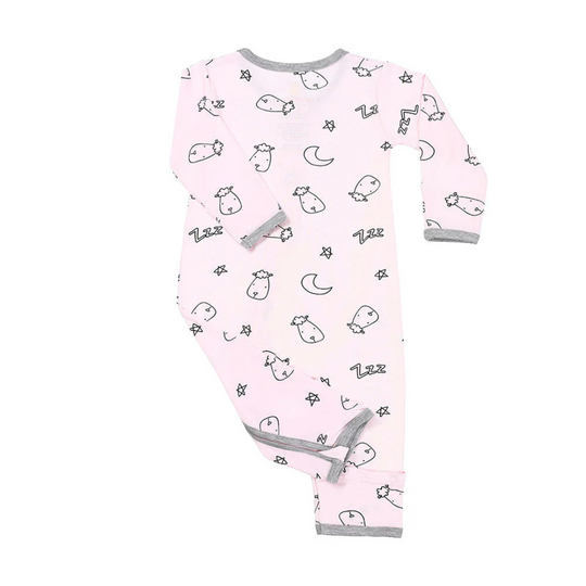 Baa Baa Sheepz Romper Zip Sweet Dreams Baa Baa Pink