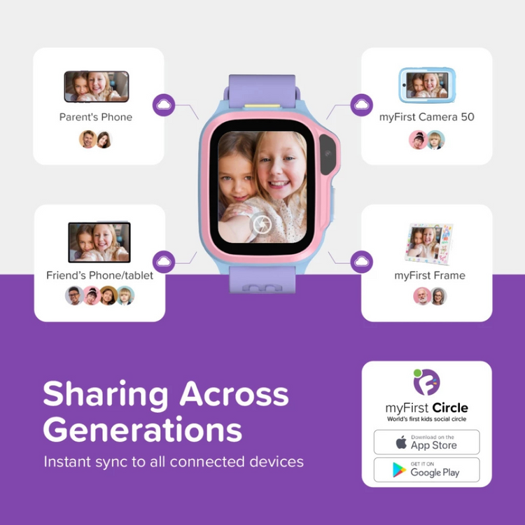 [NEW ARRIVALS] myFirst Fone S4 4G Smart Watch for Kids with magiCode GPS Tracking Voice Video Calls