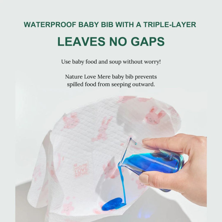 NATURE LOVE MERE Disposable Baby Bib 20pcs