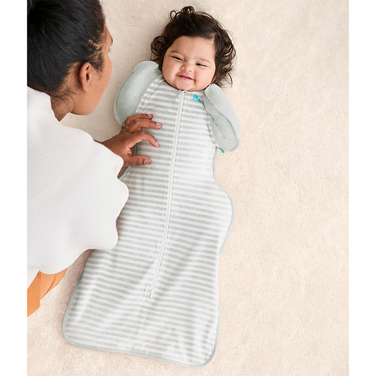 Love To Dream Stage2 Swaddle Up Transition Bag Stretch Cotton 0.2 TOG - Lite Olive