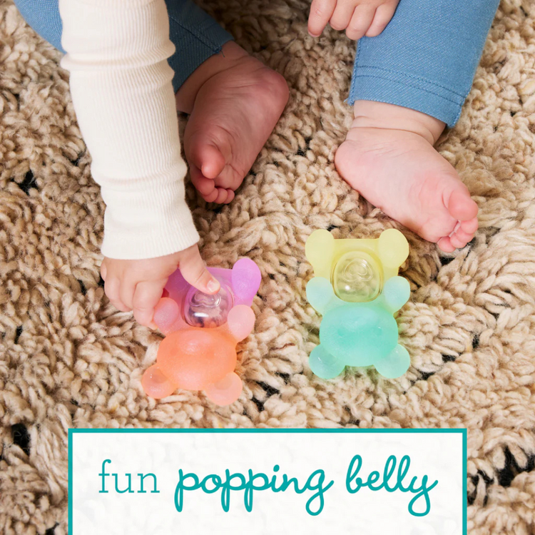 Infantino 316777 Teethimal Pop Pals - Gummy Bears Suitable for Age 0+ Months