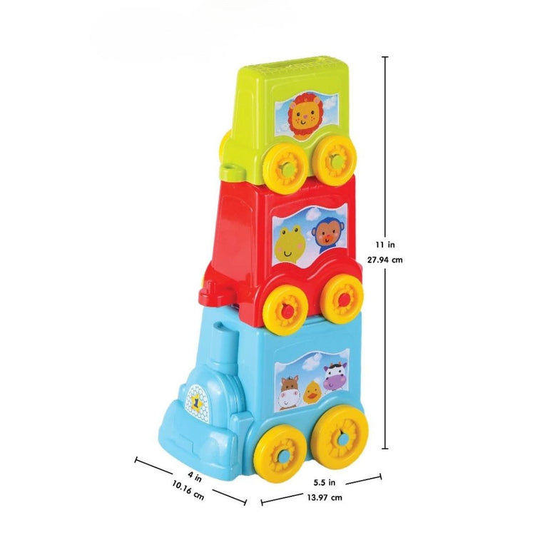 Infunbebe Stacking Animal Train (6m+)