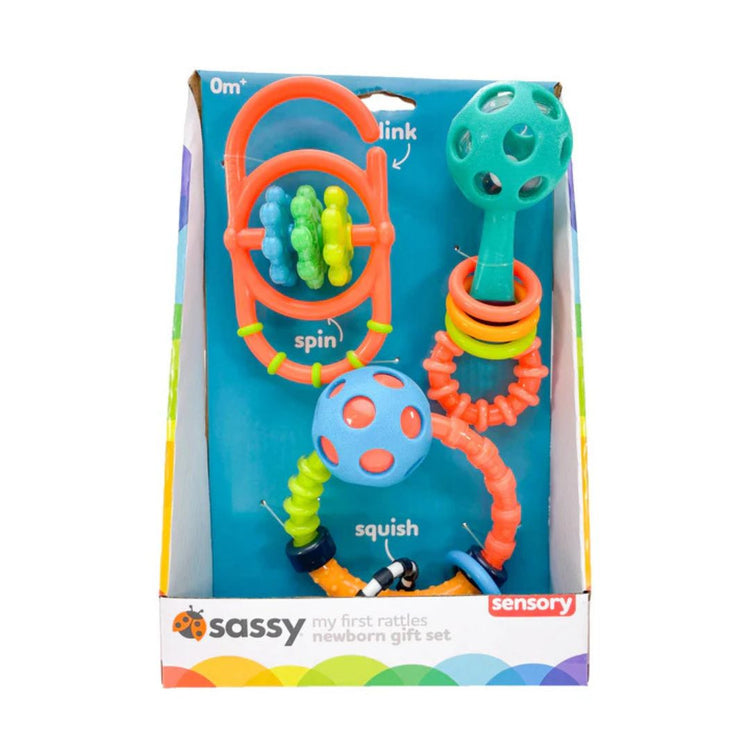 Sassy My First Rattles Newborn Gift Set (0+ months)