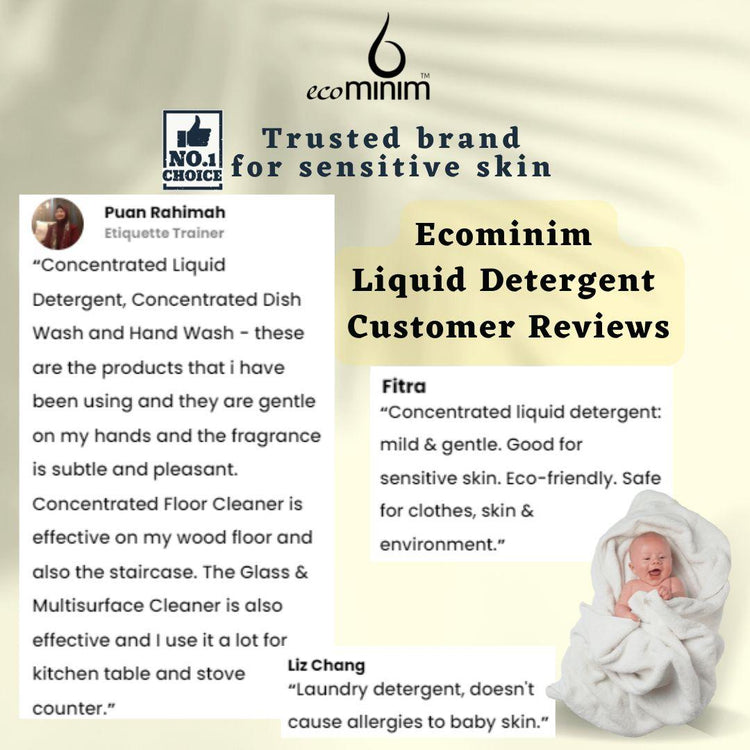 Ecominim Concentrated Liquid Detergent – Ever Gentle 1L
