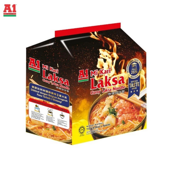 A1 Curry Laksa Noodles (115g x 4 pkts)