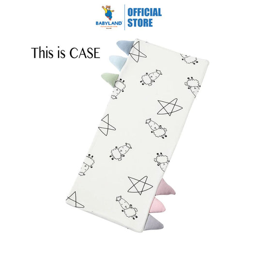 Baa Baa Sheepz Bed-Time Buddy Case Cute Big Star & Sheepz White with Color tag