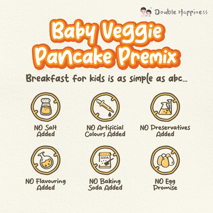 Double Happiness Baby Veggie Pancake Premix 90g