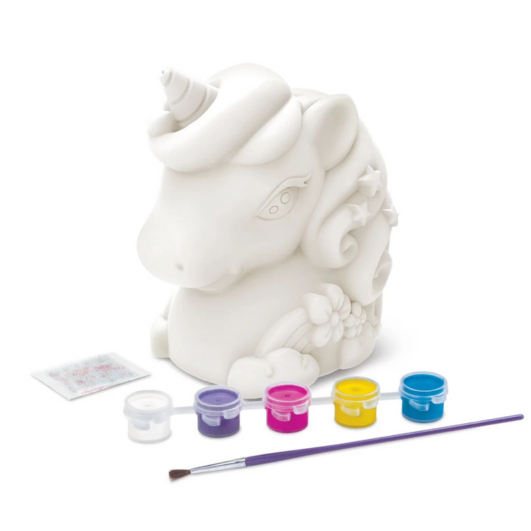 4M Kidzmaker - Paint Your Own Glitter Unicorn Bank (8Y+)