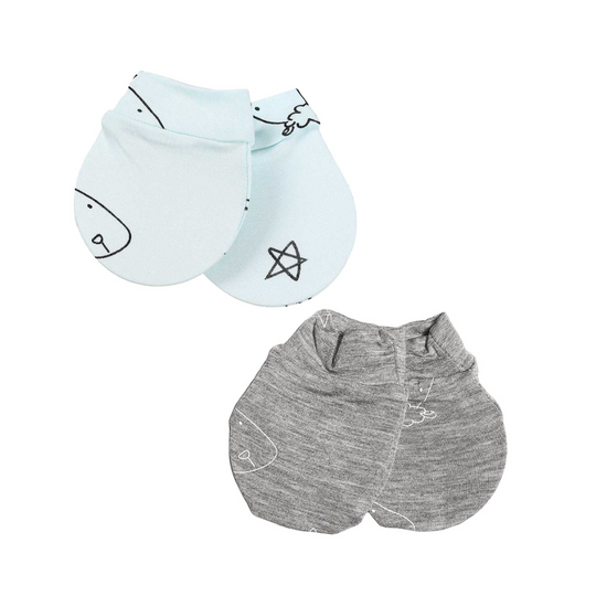 Baa Baa Sheepz Mittens Sweet Dreams Baa Baa + Grey Set 2 Pairs