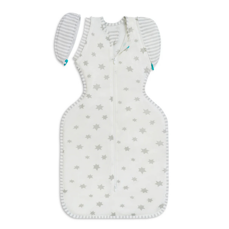Love To Dream Stage2 Swaddle Up Transition Bag Bamboo 0.2 TOG - Superstar White
