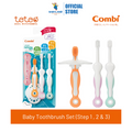 Combi Teteo Baby Toothbrush Set (6-12m+)
