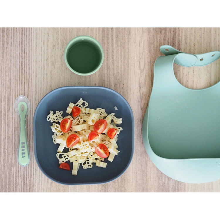 Beaba Silicone Suction Meal Set - Mineral 4m+