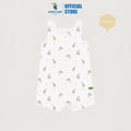 Hamako Tencel Baby Kids Sleeveless Romper - Aqua Goose