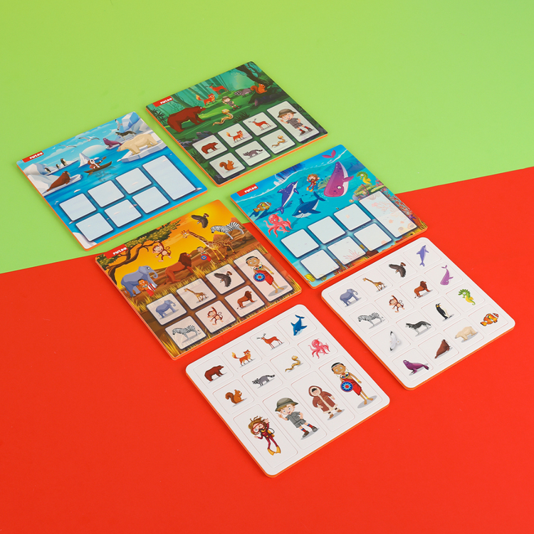 Puedo Habitat Bingo Matching Game (3Y+)