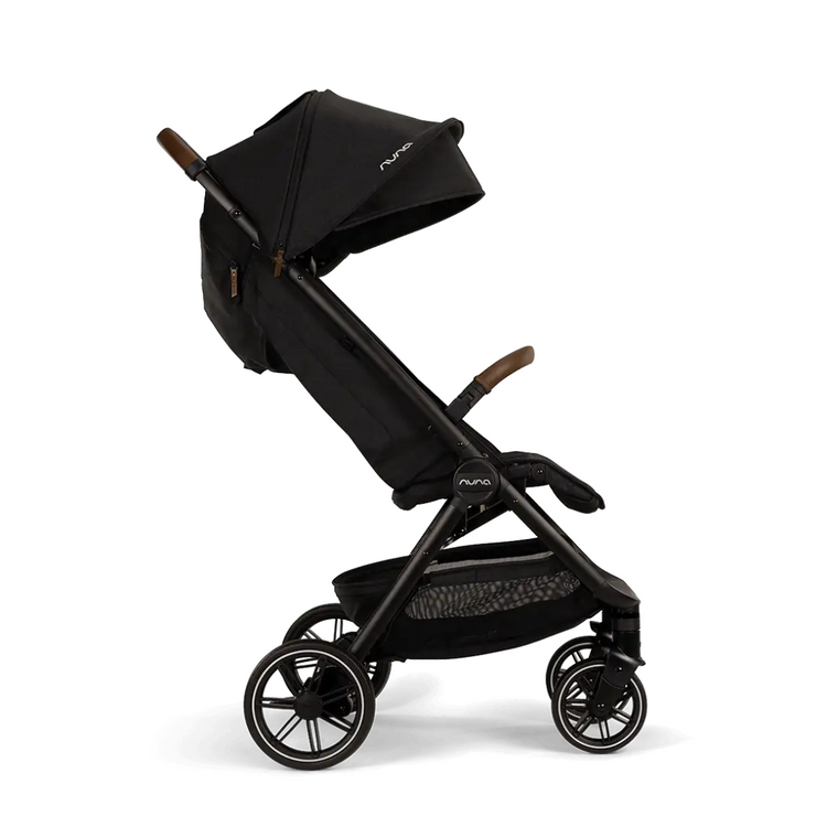 Nuna TRVL LX Stroller - Caviar (Birth to 50 lbs)